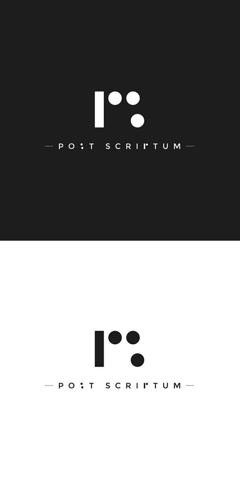 studies logo design Post Scriptum