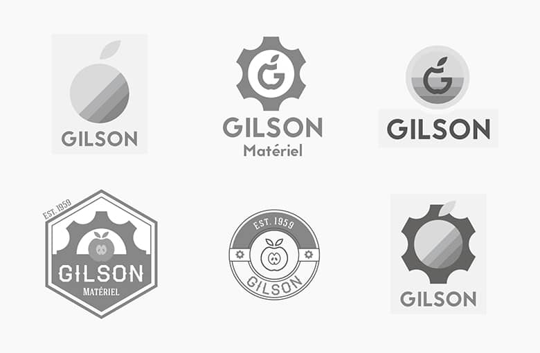 Corporate Design Logo Gilson