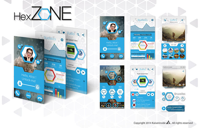 UI design Hexzone