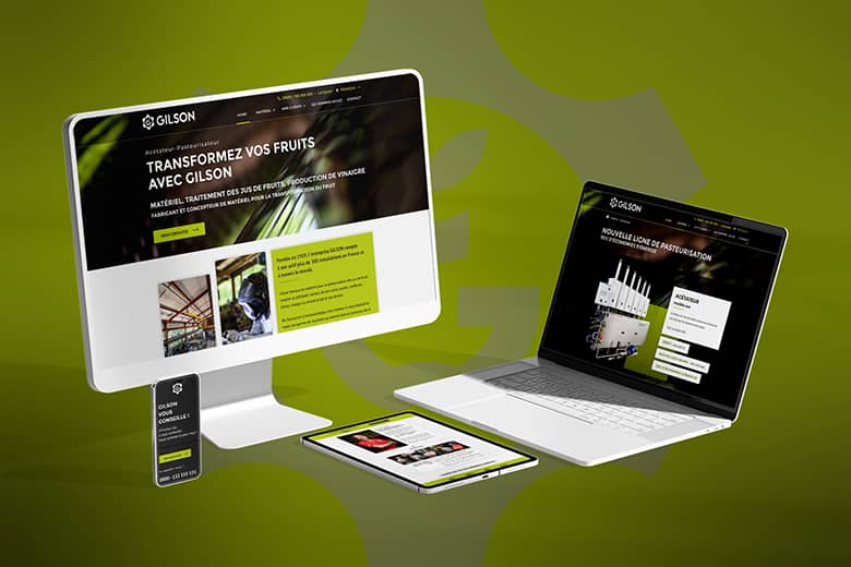 UI design web design Gilson