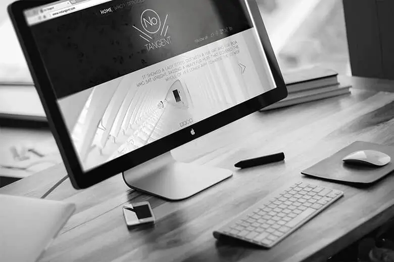 mockup web logo design NoTangent